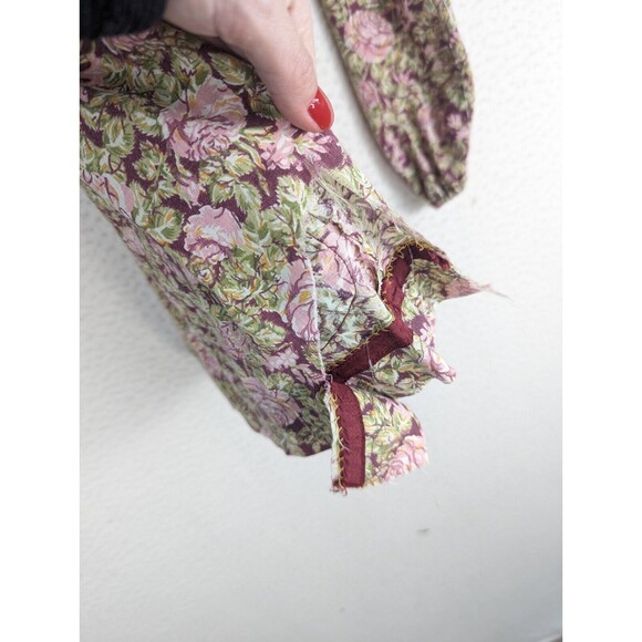 Plain Jane San Francisco Hippie Boho Top Mini Dress Cottage Floral Size 5 Babydo - Picture 7 of 13